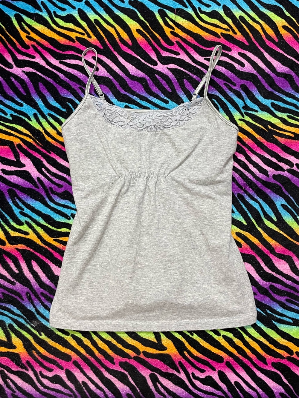 a.n.a Lace Trim babydoll Cami tank top